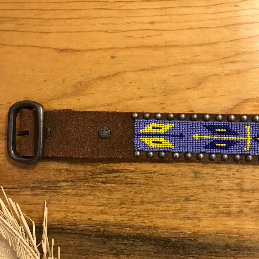 Hollywood Trading Company HTC beaded belt - Picture 3 of 8